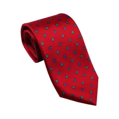 【新品】dunhill ダンヒル ネクタイ DU22RPTP1CR620R  レッドCOG REPEAT TIE 8CM, RED, R  約8ｃｍ  DU SS22 送料無料 人気 ブランド おしゃれ おすすめ 贈り物 成人式 就職祝い 入学祝い 卒業祝い 