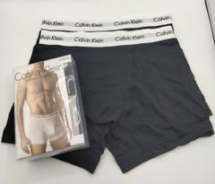Calvin Klein(カルバンクライン)  コットンストレッチ ボクサーパンツ ブラック  2枚セット メンズボクサーパンツ 男性下着 U2662