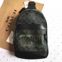 COACH コーチバッグ F36813 カモフラ迷彩 ボディーバッグ ショルダーバッグ 斜めがけバッグ クロスボディーアウトレット品 新品未使用