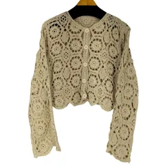 ユーズドフルギ USED古着 coca かぎ編みカーディガン レディース 表記無 