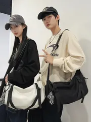 メンズ ショルダーバッグ   防水加工 大容量 カップル用 簡単収納 トレンド ファッション シンプル 贈り物 通学バッグ   ポケット 通勤 学生 男女兼用 肩掛け 軽量 実用 手提げバッグ   携帯便利 斜め掛け 斜めがxiaokb292