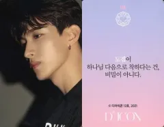 【中古】コレクションカード(男性) SEVENTEEN/DK(ドギョム)/裏面ピンク・韓国語メッセージ入り/「Dicon PHOTOCARD101 SEVENTEEN」フォトカード