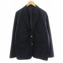 ビームス BEAMS 3ステップ ポケット ブレザージャケット テーラードジャケット 金ボタン M 紺 ネイビー 11-16-1894-803 /AN51