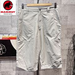 美品 マムート 膝下丈 ハーフパンツ XS メンズ ベージュ MAMMUT ショーツ 1020-05440