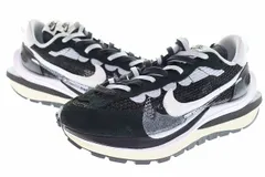 ナイキ NIKE × sacai VAPORWAFFLE BLACK AND WHITE 26cm CV1363-001 サカイ コラボ ヴェイパー ワッフル ブラック ホワイト 【ブランド古着ベクトル】【中古】240519