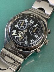 SWATCH アイロニー クロノグラフ 未使用品 保護シール付き レアモデル