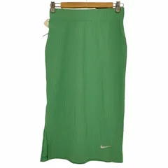 ナイキ NIKE RIB JRSY SKIRT リブスカート スウォッシュ刺繍 レディース JPN：M のサムネイル