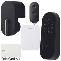 キュリオロック Q-SL2 セット(キュリオハブ、キュリオパッド、キュリオキーエス付) ブラック Qrio Lock Q-SL2 Set (Qrio Hub, Qrio Pad, Qrio Key S) Black