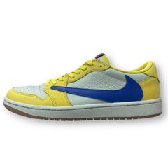 国内正規 Travis Scott × Nike Women's Air Jordan 1 Retro Low OG Canary エアジョーダン1 レトロ ロー カナリー ナイキ トラヴィススコット コラボ DZ4137-700 28cm 93859A7