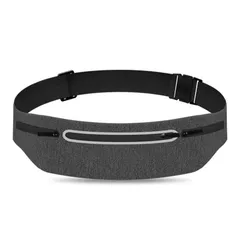 軽量 ウエストポーチ グレー