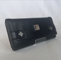 ✱MCM（エムシーエム）✱ブラック レザー ロングウォレット