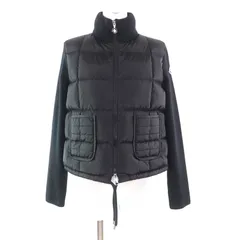 美品✨モンクレール ハイブリッドダウン 花柄 ニット カーディガン S Moncler☆モンクレール☆ハイブリッドニットカーディガン