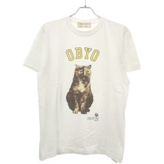 77circa ナナナナサーカ 24SS ObyO college style print tee プリントTシャツ  ホワイト