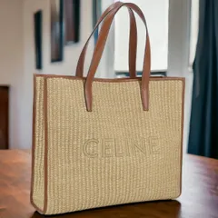 セリーヌ CELINE トートバッグ メンズ 11452 2EZO 02NT エンブロイダリー ラージ カバのサムネイル