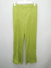 ◇ Samansa Mos2 blue サマンサモスモス ブルー スラックス パンツ サイズF ライトグリーン系 レディース P  【1405230004382】