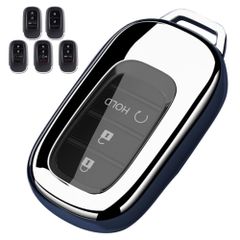新品 [LETINGFAR] キーケース ホンダ用 スマートキーケース キーカバー TPU 全面保護 4ボタン ホンダ 新型 CIVICシビック ハッチバック FL1 VEZEL 新型 ヴェゼル VEZEL RV3 RV4 RV5 RV6 シビック ハッチバッ