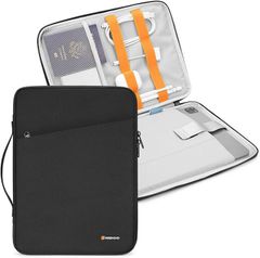 NIDOO Compatible 12.9-inch Laptop Sleeve, Waterproof, Shockproof, Water-Repellent Case, Notebook Bag for 12.9-inch Notebooks, iPad Pro M2 M1/13 M4 Air (Black, 12.9-13 inch / Macbook 13)