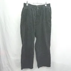 ◇ ⊇ SENSE OF PLACE by URBAN RESEARCH コーデュロイ ワイドパンツ サイズM ブラック系 レディース E  【1502030029055】