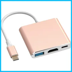 2024年最新】Type-C 変換アダプタ 3in1 typeC HDMI USB3.0 給電 充電