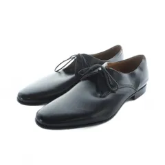 新品同様 BURBERRY ビジネスシューズ レザー ブラック レーズアップ ビジネスシューズ メンズ 革靴 スリッポン レースアップ 内羽根