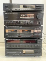 ジャンク 通電確認 ヤマハ AV ターンテーブル カセット アンプ セット