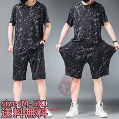 上下セット セットアップ 父の日 夏新作 新作 送料無料 半袖Tシャツ 夏 ショートパンツ ジャージ ひんやり セットアップ 接触冷感 通気性 アイスシルク メンズ  vii3x323654