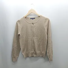 ◇ ⊂◎ 組曲 クミキョク 長袖 カーディガン サイズ2 ベージュ レディース E  【1502060016629】