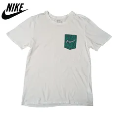 NIKE ホワイト カモフラ グリーン ポケットＴシャツ