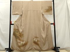 平和屋着物○日本工芸会正会員 友禅作家 塩澤照彦 訪問着 鴛鴦花