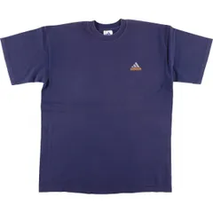 古着 00年代 アディダス adidas ワンポイントロゴTシャツ USA製 メンズL相当/eaa542104