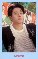 【中古】コレクションカード(男性) SEVENTEEN/ミンギュ(MINGYU)/裏面水色・赤/CD「Seventeenth Heaven」(PM 2：14 Ver.)インスタントフォトカードセット