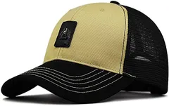 UVERONE キャップ 帽子 メンズ 大きいサイズ 深め 特大 61cm メッシュ(ベージュ(メッシュ),  61－66)