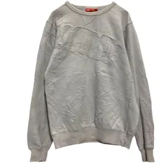 PUMA ロゴスウェット トレーナー XS オフホワイト プーマ スポーツ プルオーバー 古着卸 アメリカ仕入 a612-6733