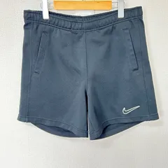 日本製(^w^)b NIKE ナイキ ショートパンツ ジャージ 80s 90s ヴィンテージ ロゴ刺繍 無地 シンプル イージー ラフ リラックス スポーツ トレーニング 運動 ジム ブラック 黒 メンズ サイズL