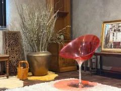 カルテル　kartell エロエスチェア　回転椅子　レトロフューチャー　YZ Kartell/カルテル エロエスチェア（ 1 ） ERO|S| クリスタル