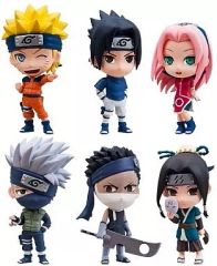[중고] 트레이딩 피규어 총 6종 세트 [이치반 쿠지 NARUTO-나루토- 질풍전~이노마키~] G상 치비쿤 캐릭터 NARUTO-나루토- 소년편