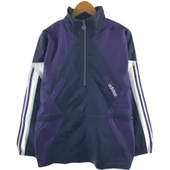 古着 80~90年代 アディダス adidas ハーフジップ ナイロンプルオーバー メンズS相当 ヴィンテージ/eaa520924