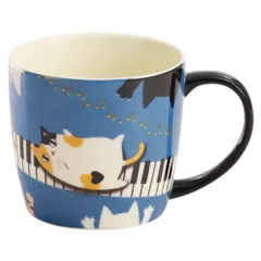 ☆ Piano ☆ にゃん屋 猫3兄弟マグカップ にゃん屋 猫3兄弟 マグカップ 日本製 マグ カップ コップ 猫 3兄弟 キャラクター ねこ ネコ キャラ 陶器 柄 かわいい 可愛い キャット キュート お祝い 記念品 KURO MIKE SHIROのサムネイル