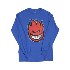 【SPITFIRE】SPITFIRE  スピットファイアー  BIGHEAD  ロングTシャツ ロンT  長袖カットソー　BLUE/ブルー