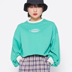 ハンバーガープリントショートスウェット