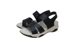 RW0035 リゲッタワーク　軽量EVAサンダル ブラック　S（２２．０～２２．５）