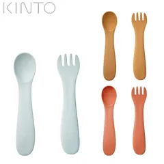 KINTO キントー ベビー スプーン&フォーク BONBO ボンボ スプーン フォーク 食器 カラトリー おしゃれ 子供 離乳食 お食い初め 出産祝い 人気 プレゼント のサムネイル