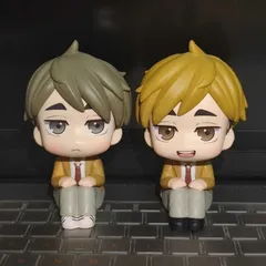 ハイキュー!! 宮 侑＆宮 治 兄弟 フィギュア 新品未使用 るかっぷ 風 るかっぷ ハイキュー!! 宮侑＆宮治 セット 【限定座布団付き