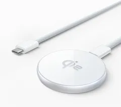 ワイヤレス充電器 【Qi2 公式認証·15W超低温】 MagSafe充電器 マグネット式 超薄 超軽量 小型 マグセーフ充電器 1∶1適合 强磁気 置くだけ充 iPhone15/14/13/12シリーズ対応 出張·旅行·オフィスに最適 1m付き