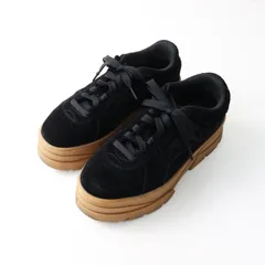 プーマ PUMA 398342 RIVO SUEDE スウェード厚底スニーカー 24cm/ブラック ローカット レディース【2400014493849】