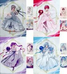 【中古】グッズセット 全4種セット クリアファイル＆ステッカー 「一番くじ ホロライブ ～Wedding Dress Style～」 クリアファイル＆ステッカー賞