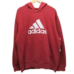 アディダス adidas 00s パフォーマンスロゴ刺繍プルオーバーパーカー メンズ  2XO