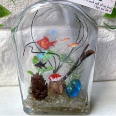 ハーバリウム アクアリウム 金魚☆*:.。 - メルカリ