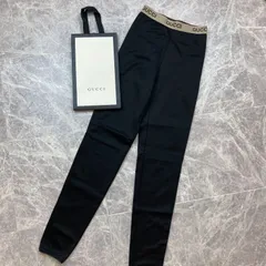 ✨美品✨ GUCCI グッチ GGロゴテープ ウエストロゴ レギンス ストレートパンツ XS レディース スポーツウェア セットアップ PAWNSHOPRiZ  パウンショップリズのサムネイル