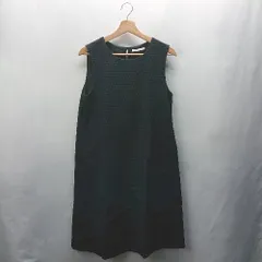 ◇ Θ URBAN RESEARCH DOORS アーバンリサーチドアーズ 袖なし 膝丈 ワンピース サイズ ONE ブラック系 レディース E  【1410290010396】